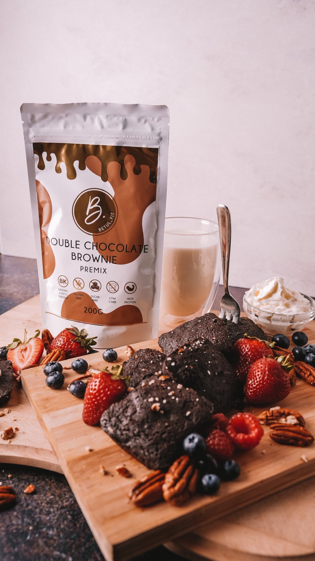 Double Chocolate Brownie Premix