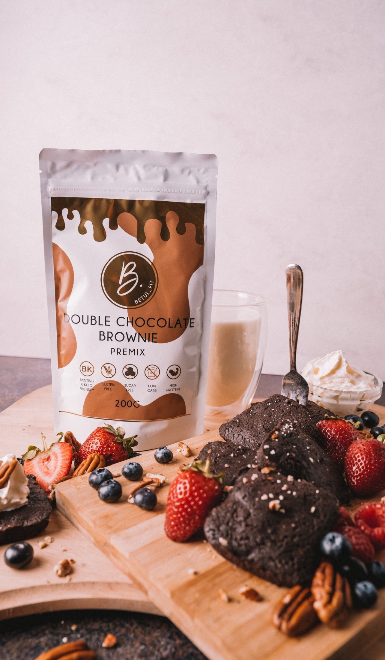 Double Chocolate Brownie Premix