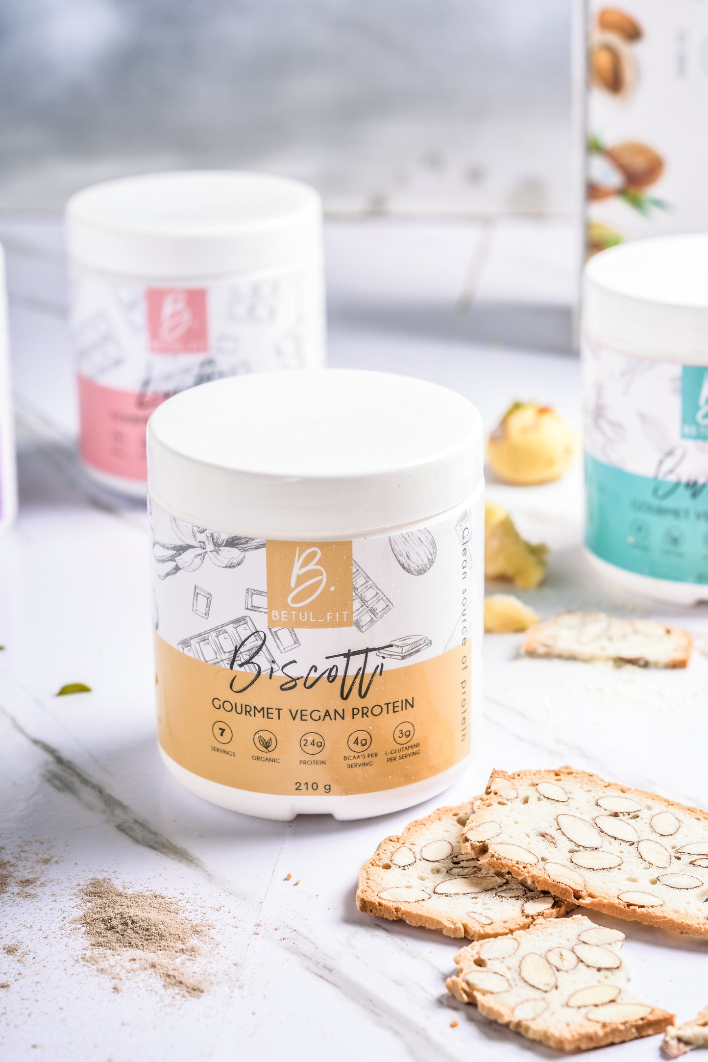 1KG Biscotti Vegan Protein