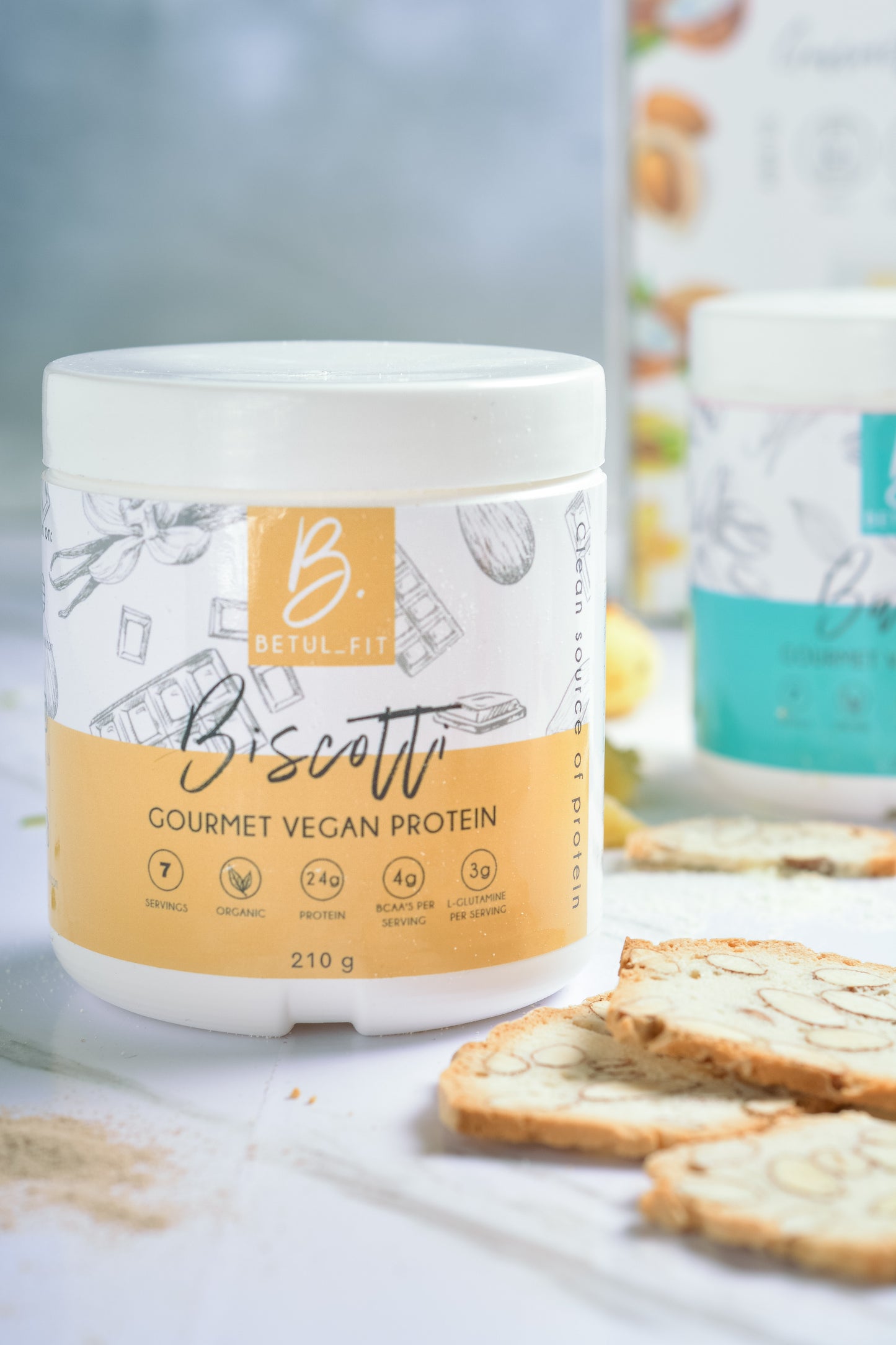 1KG Biscotti Vegan Protein