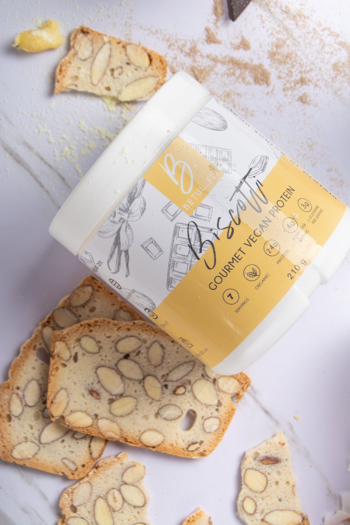 1KG Biscotti Vegan Protein