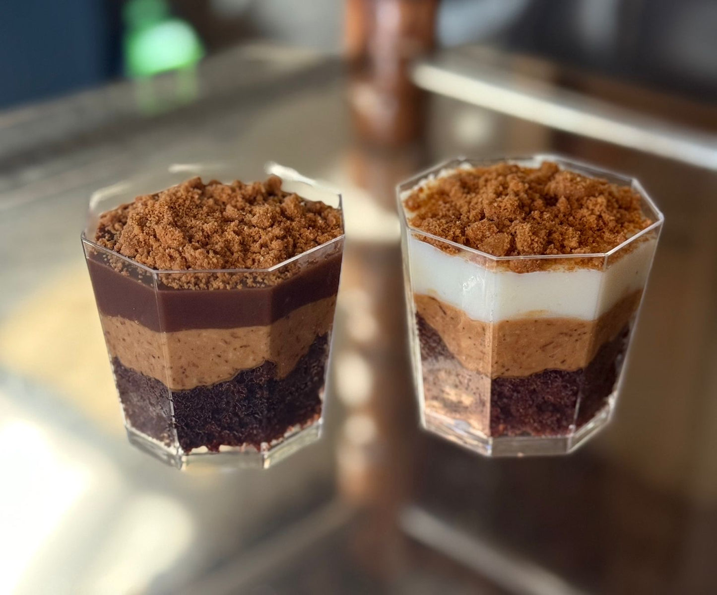 Lotus & Knafeh Chocolate Cake