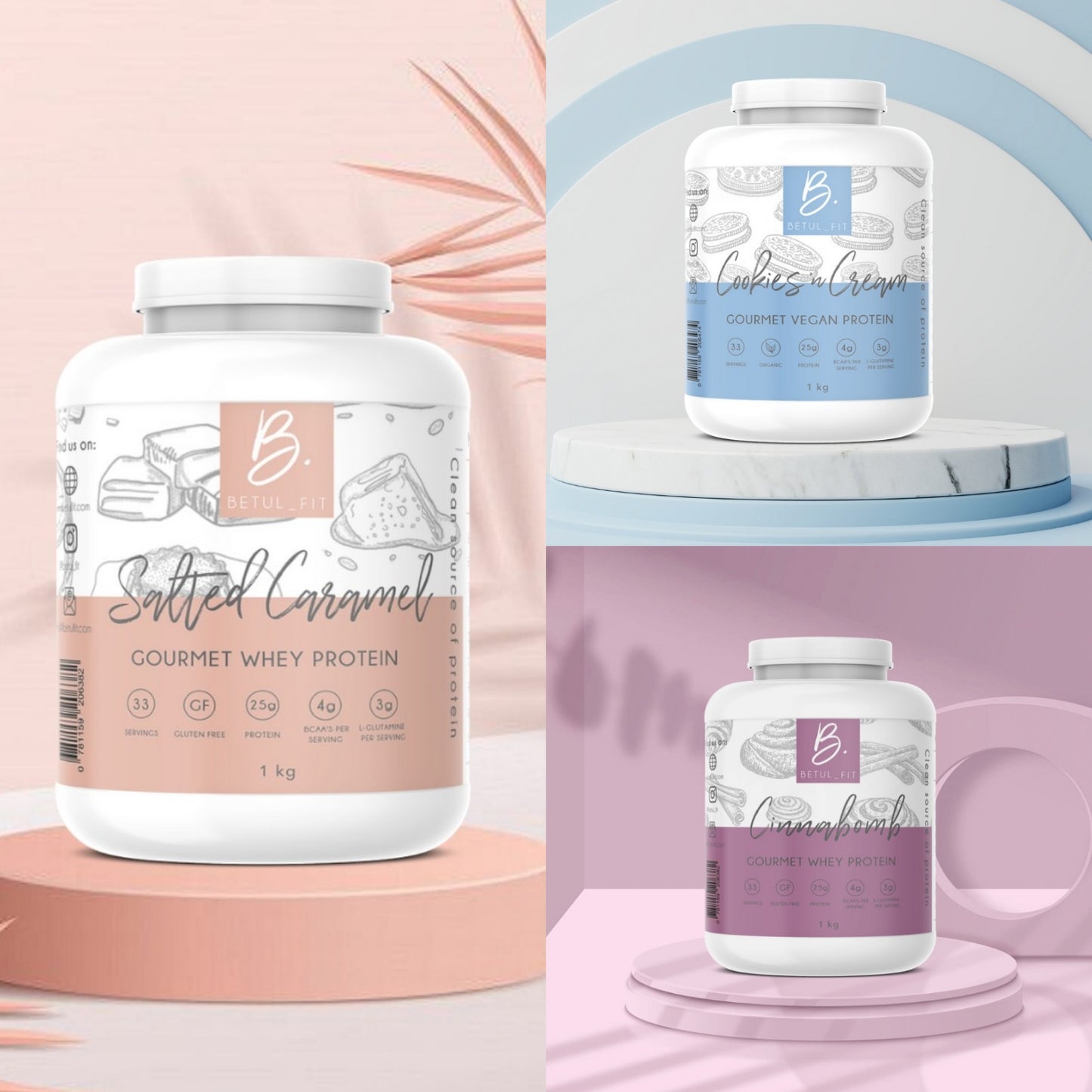 1kg Cinnabomb Vegan protein