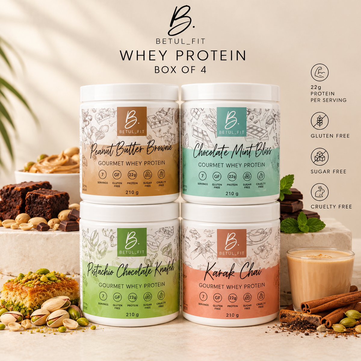 Gourmet Whey Protein Box 4