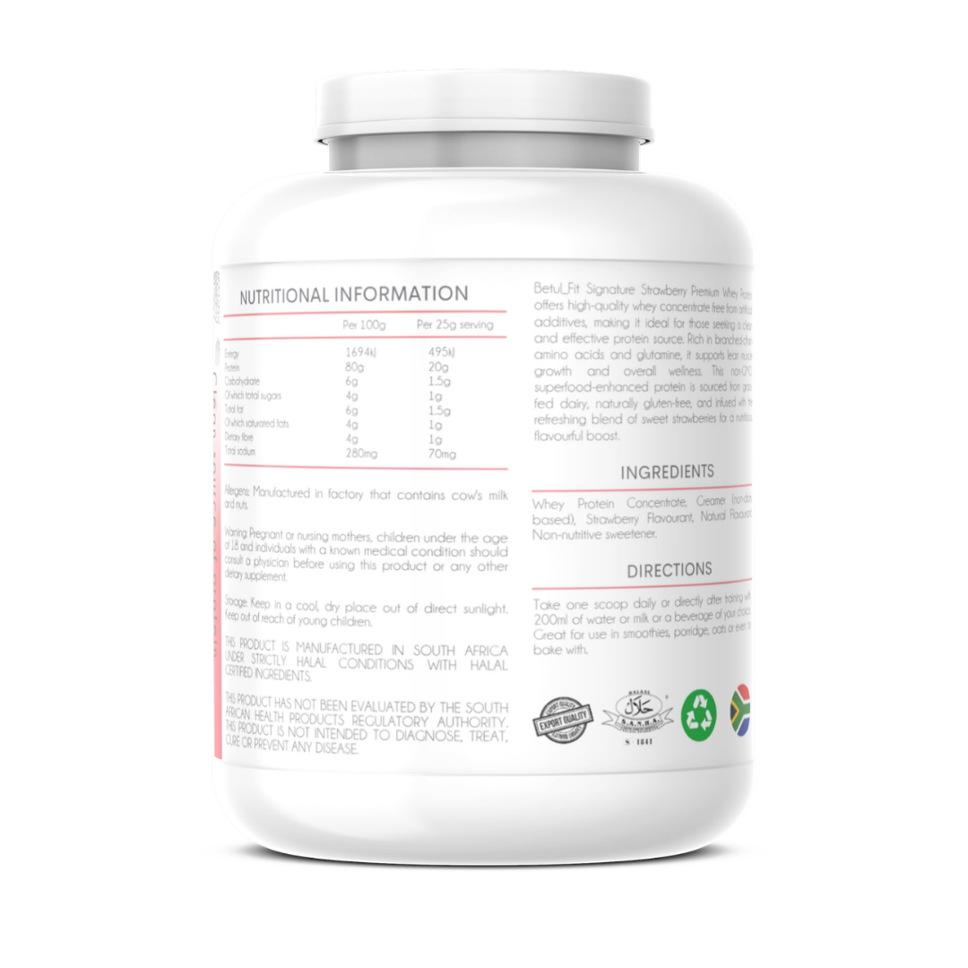 1KG Strawberry 🍓 Whey Protein