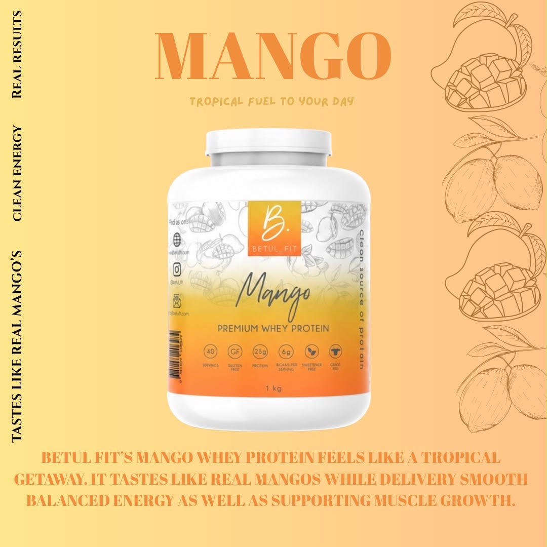 1KG Mango 🥭 Whey Protein PRE ORDER