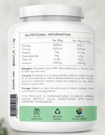 1KG Chocolate Mint 🌱 Bliss Vegan Protein