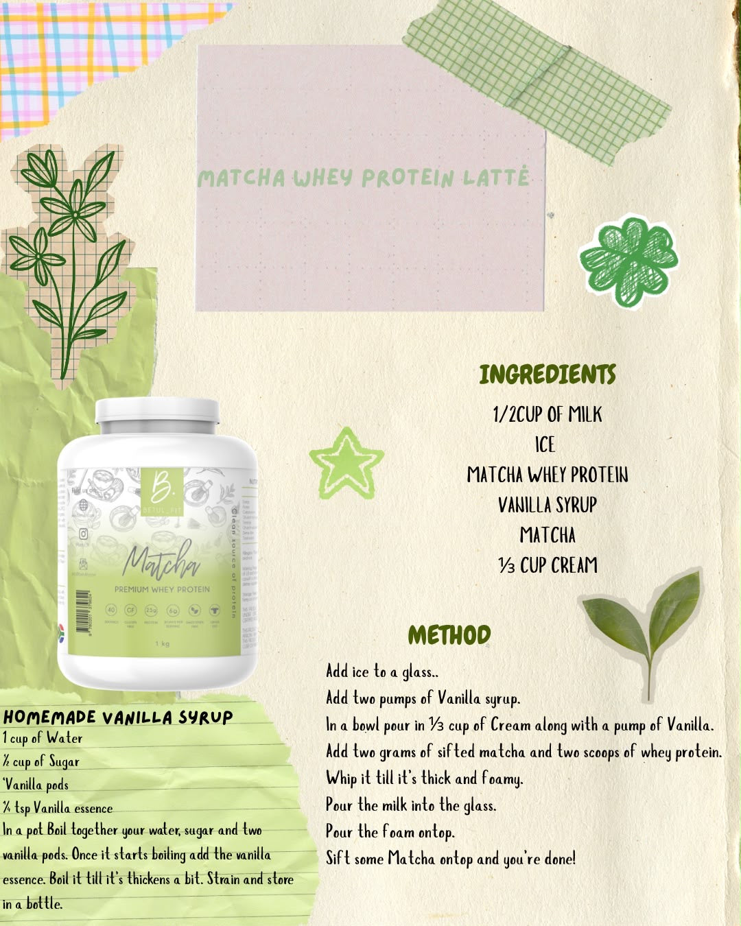 1KG Matcha 🍵 Whey Protein PRE ORDER