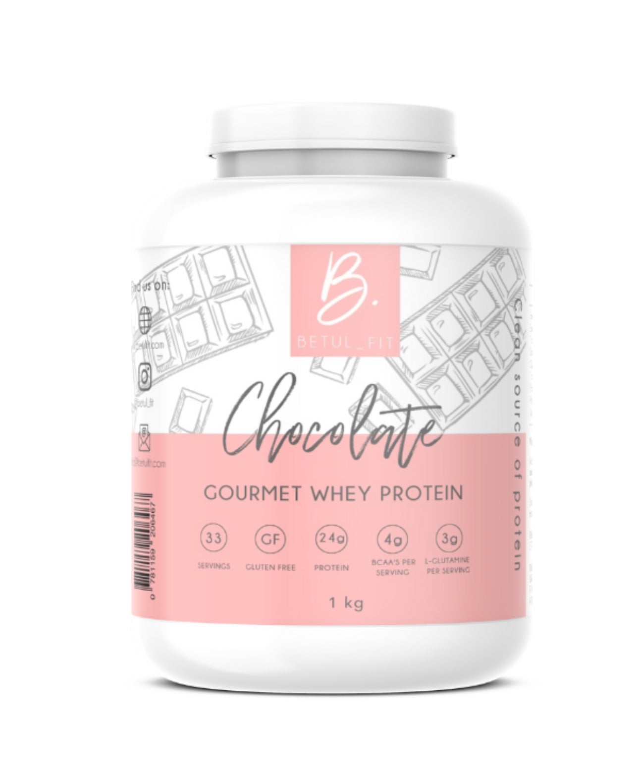 1KG Chocolate Whey Protein