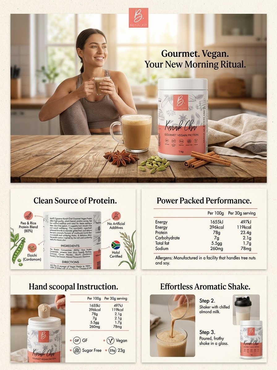 1KG Karak Chai Vegan Protein