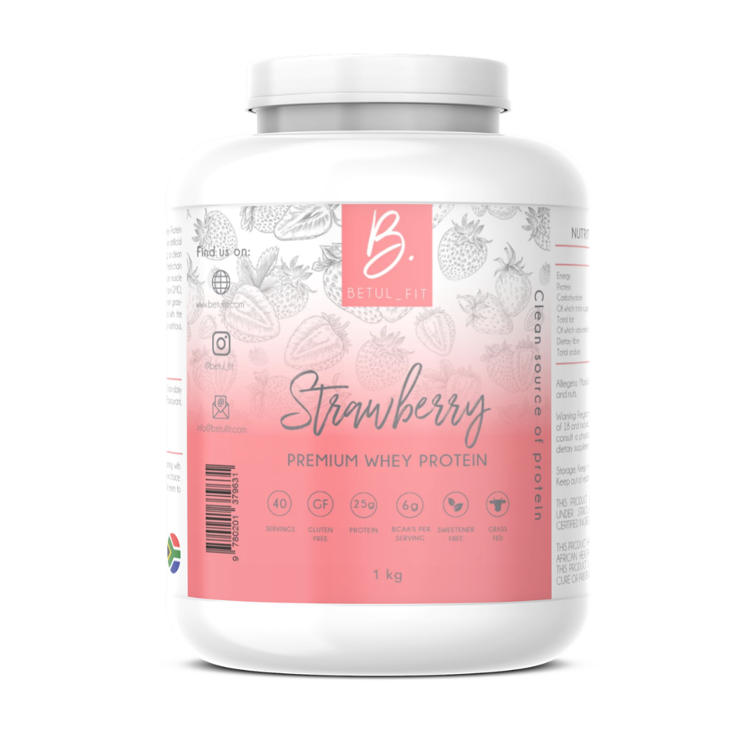 1KG Strawberry 🍓 Whey Protein